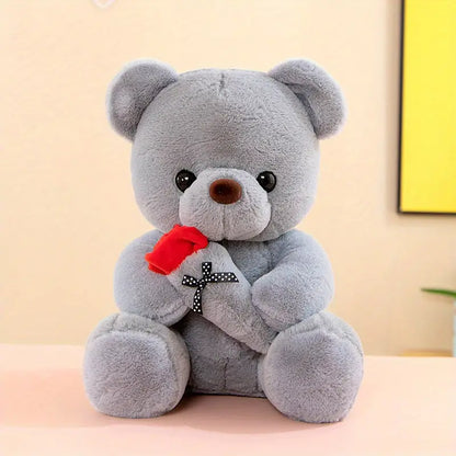 Bear Plushy With a Rose