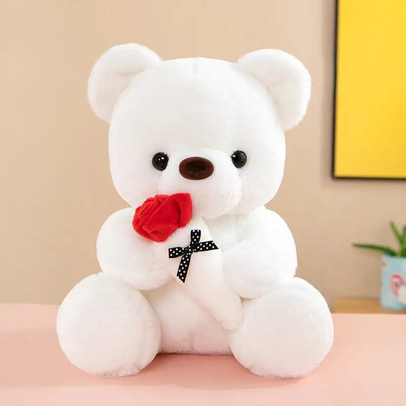 Bear Plushy With a Rose